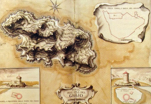 isola del giglio 1740